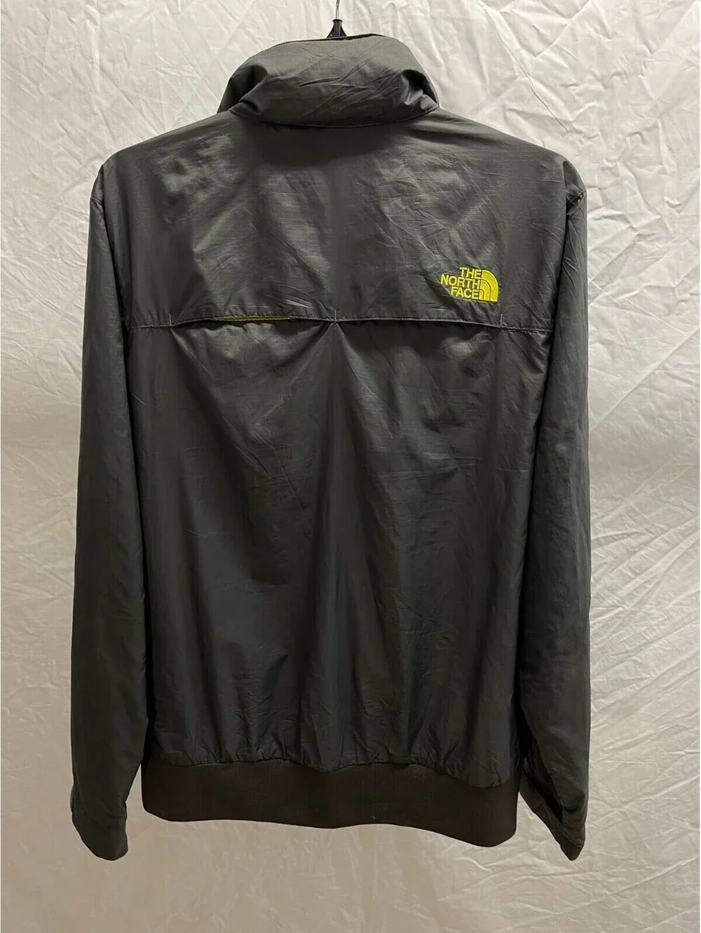 The North Face Diablo Gray Wind Jacket w/ Packable Hood Medium